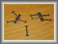 Barbell 14g x 16mm avec disque en titane 20$